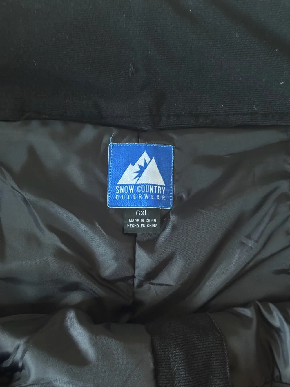 Snow Country Outwear Womens 6XL Short Black Insulated‎ Ski Snow Pants NWT